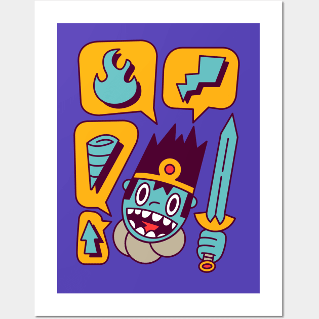 Smash Ultimate Dragon Quest Hero T-shirt Wall Art by GeekyGetters